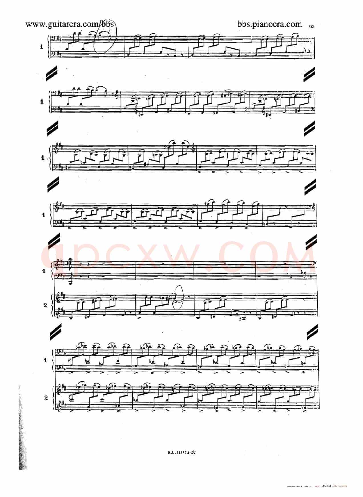 Concerto for 2 Pianos in d Minor(d小调双钢琴协奏曲·总谱)