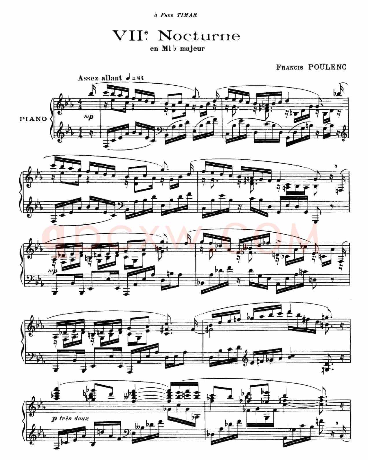Eight Nocturnes (8首夜曲·Ⅶ)