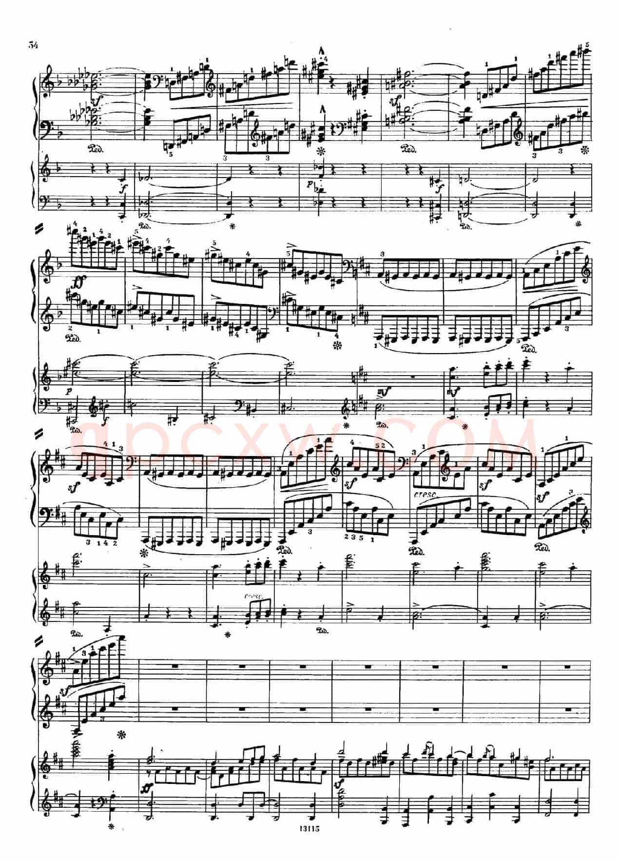Piano Concerto in a Minor Op.54（a小调钢琴协奏曲·双钢琴）