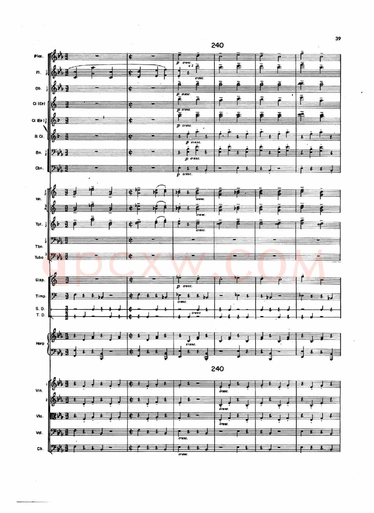 OVERTURE TO CANDIDE(《坎迪德》序曲)(交响乐总谱)