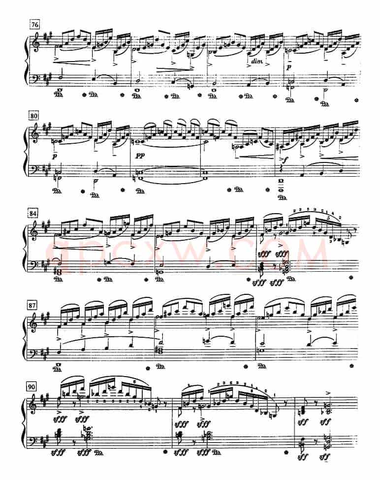 钢琴教程第八级 中外乐曲（小丑 Op.3 No.4）