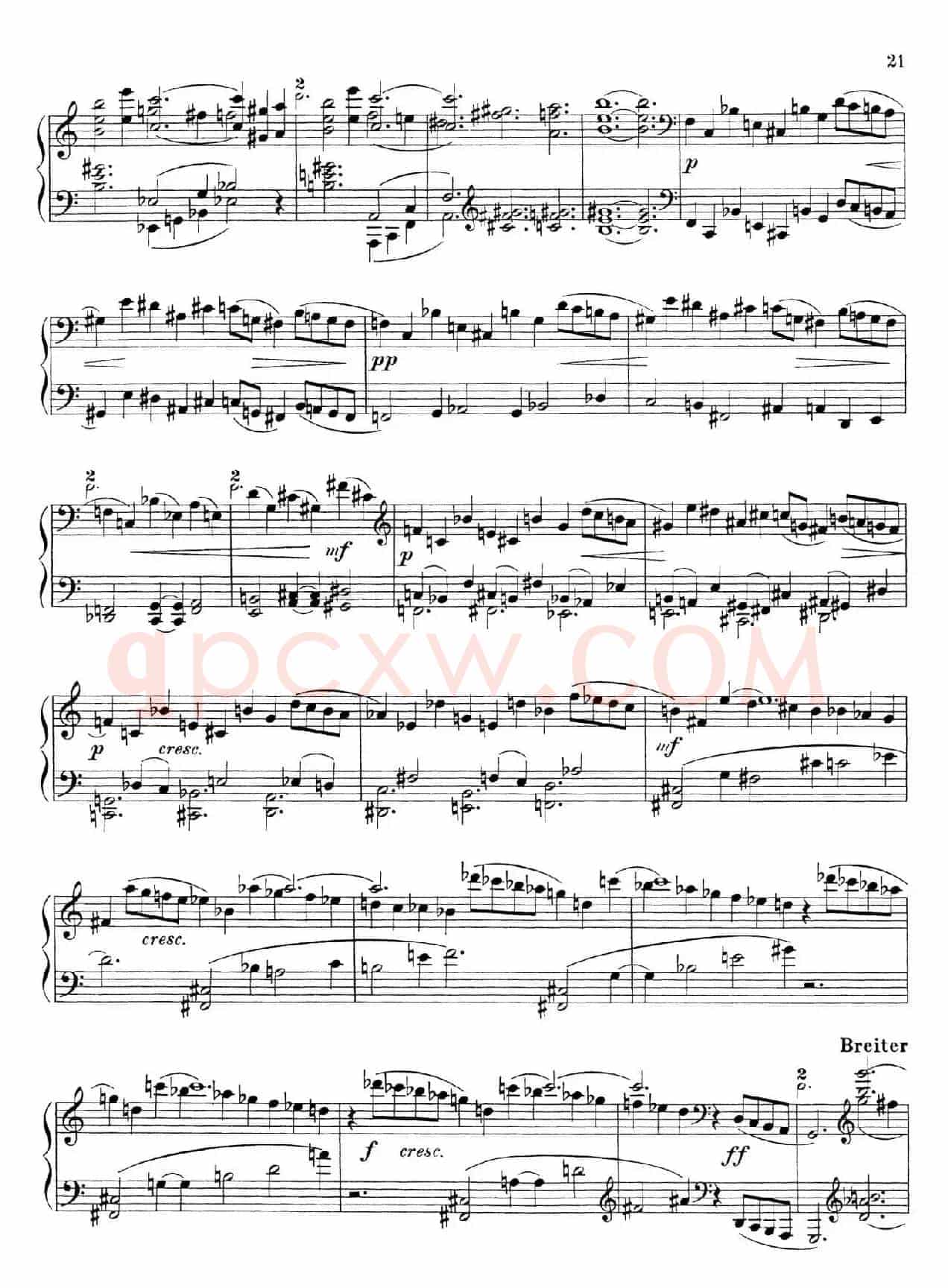 Piano Sonata No.1（第一钢琴奏鸣曲 Ⅴ）