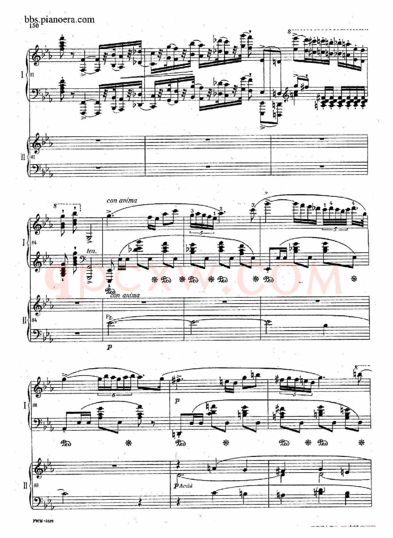 Grande Polonaise Brilliante Preceded by an Andante Spianato Op.22(平静的行板与华丽的波兰舞曲·双钢琴版)