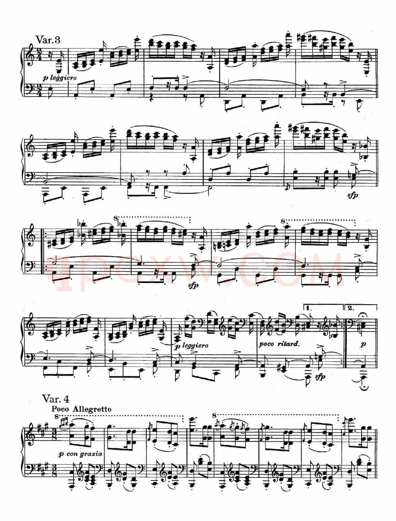 帕格尼尼主题变奏曲（Op.35 Livre2）