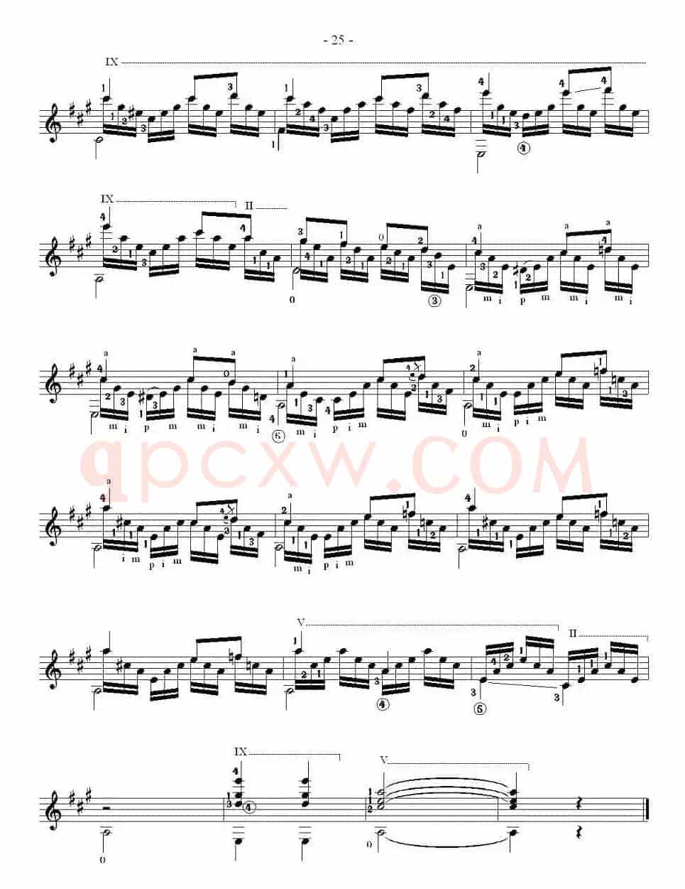 他雷加12首练习曲之12