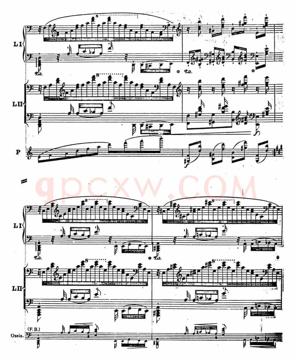 6首帕格尼尼大练习曲(Thema mit Variationen Etude Nr.6)