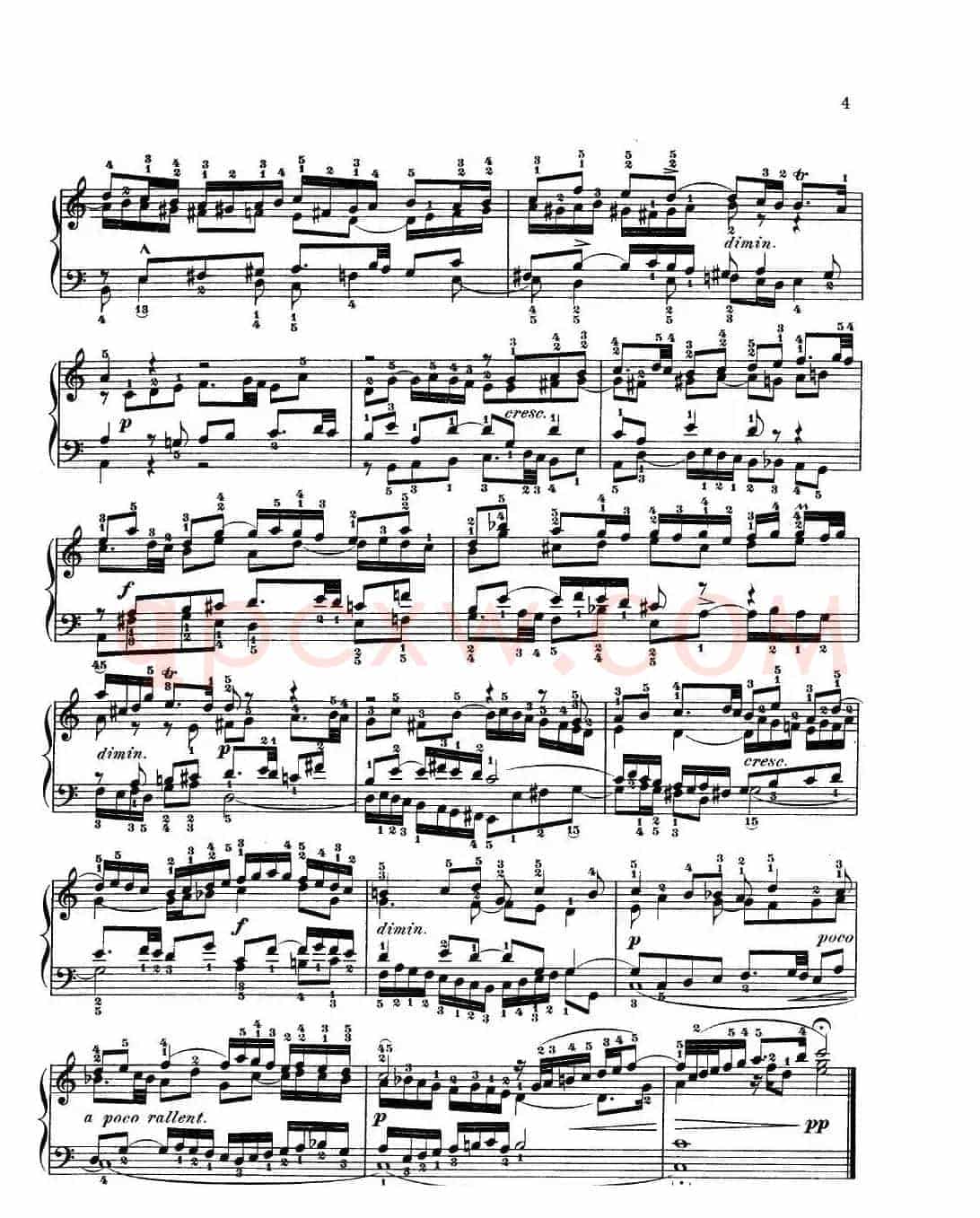 巴赫《平均律钢琴曲集》The Well Tempered Clavier(Prelude & Fugue_01)