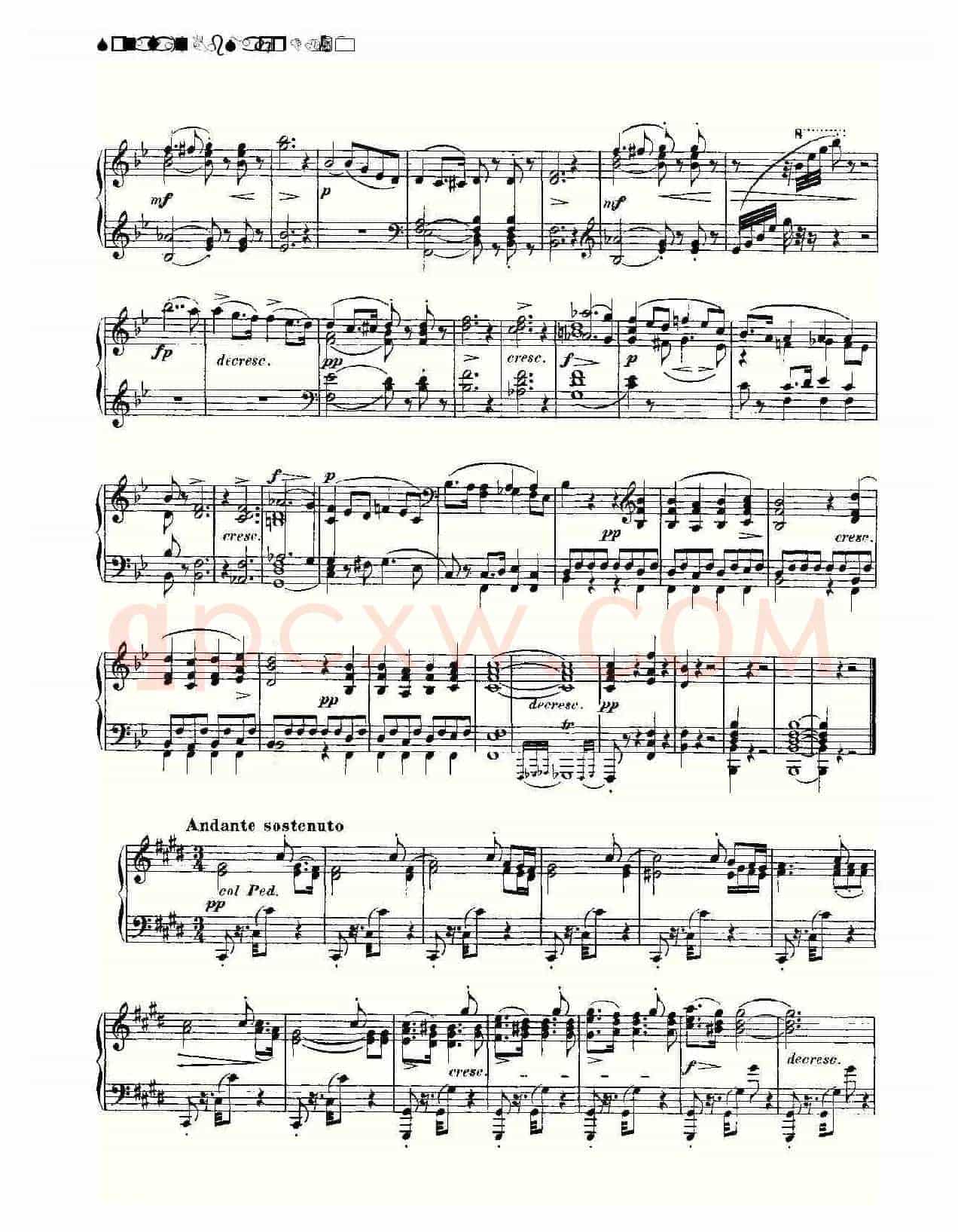 Sonata in Bb Major D.960(Bb大调奏鸣曲 D.960)