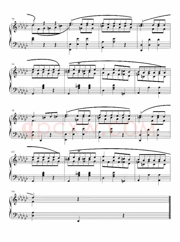降D大调圆舞曲