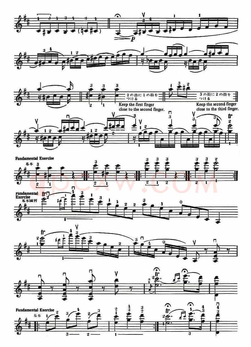 铃木小提琴教材第十册（Suzuki Violin School Violin Part VOLUME 10）