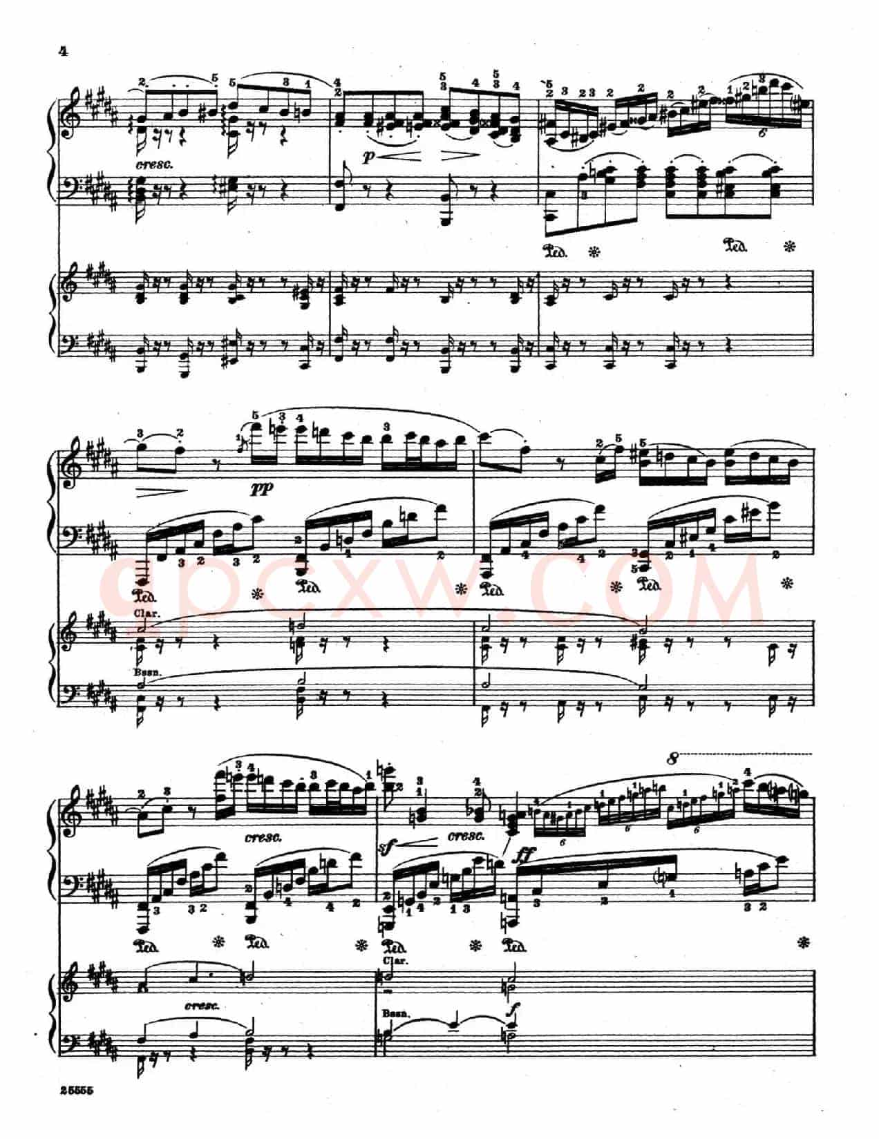Capriccio Brillante in B Major Op.22(B大调华丽随想曲·双钢琴)