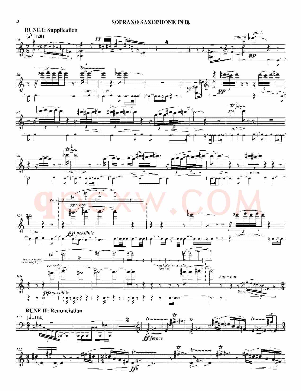 Lustration for The Millennium（高音萨克斯独奏）