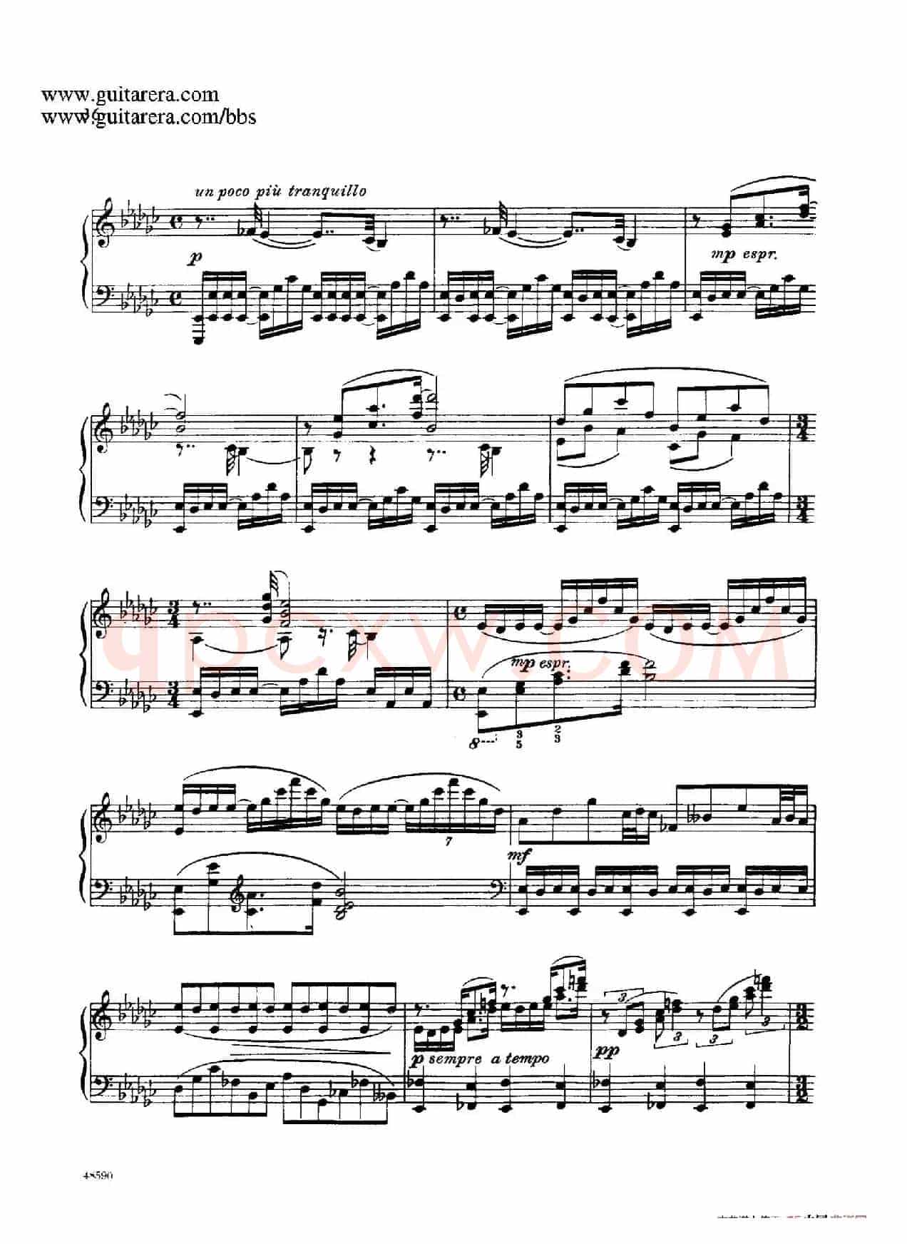 Piano Sonata Op.26(钢琴奏鸣曲·第一乐章)
