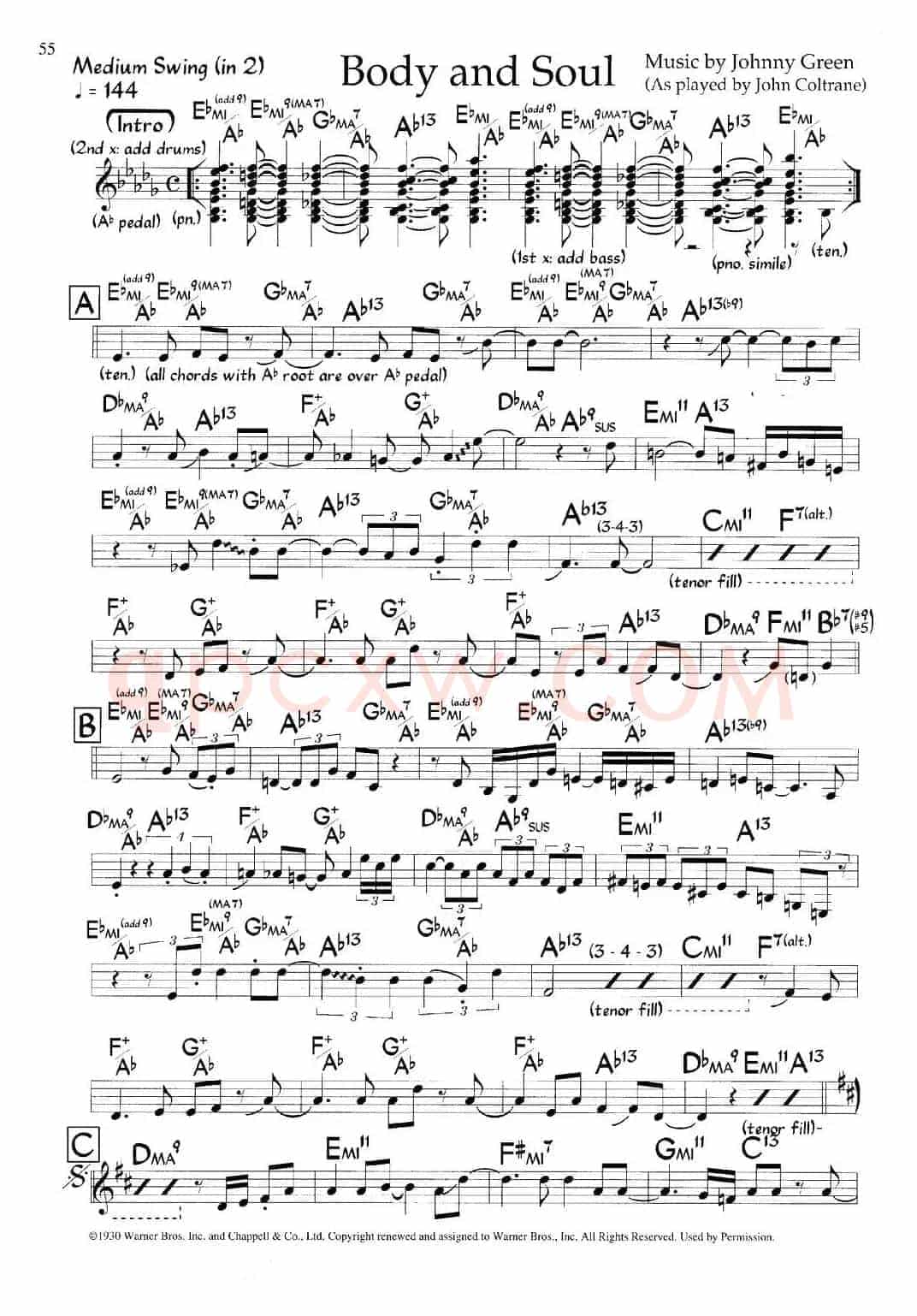 Body and Soul（爵士钢琴曲）