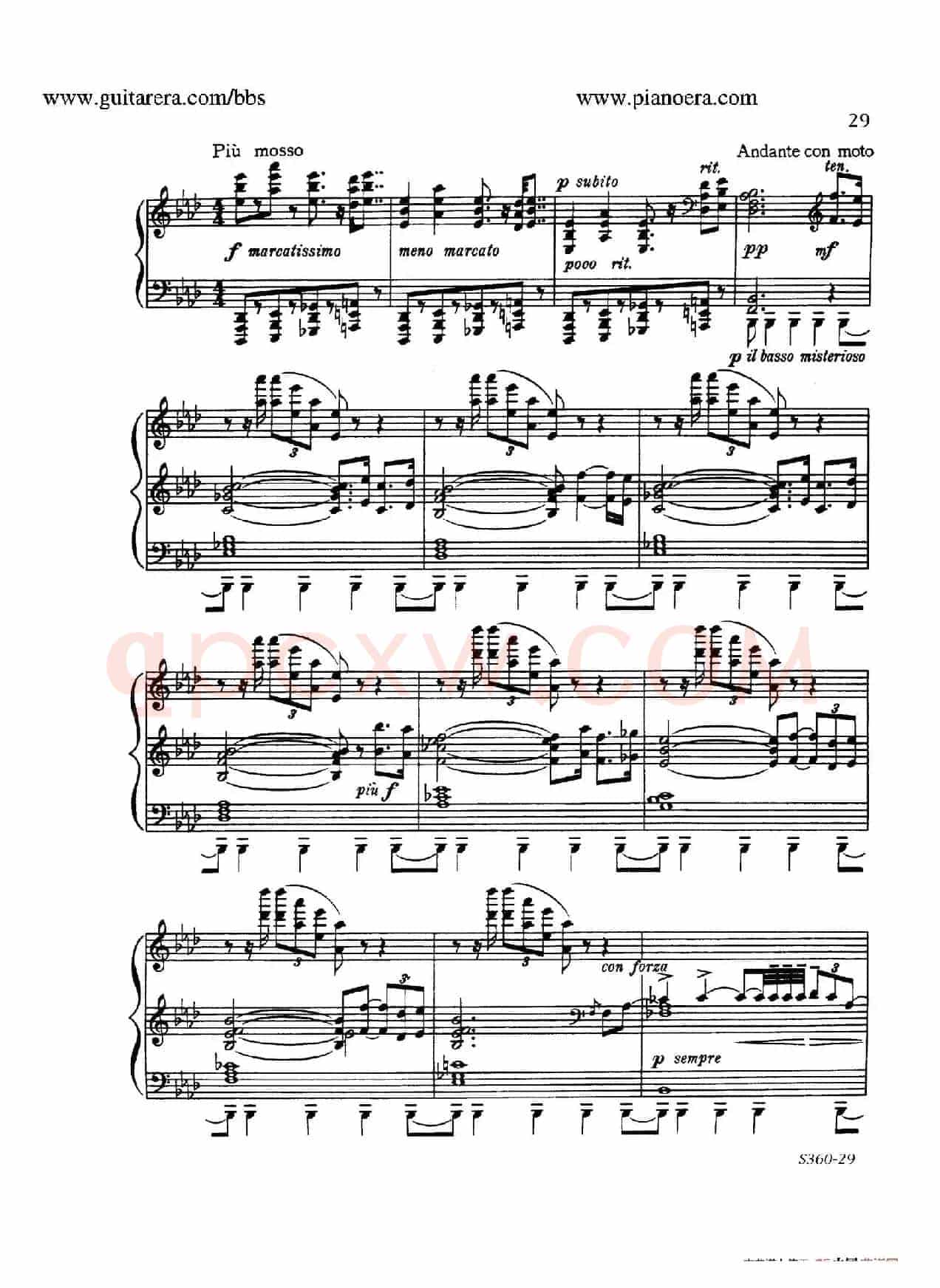 Fourth Piano Sonata S.360(第四钢琴奏鸣曲)