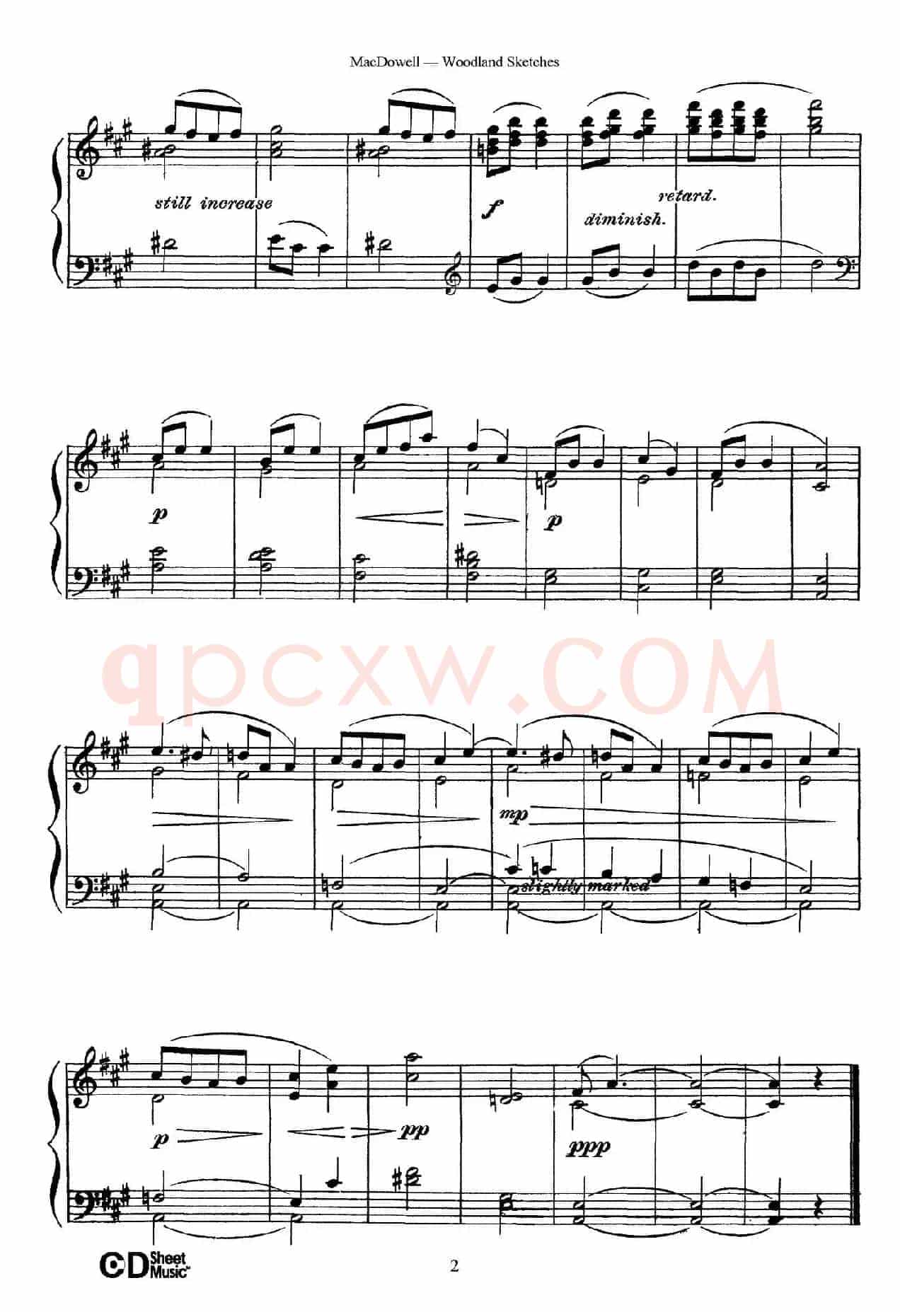 Woodland Sketches Op.51(森林素描·1)