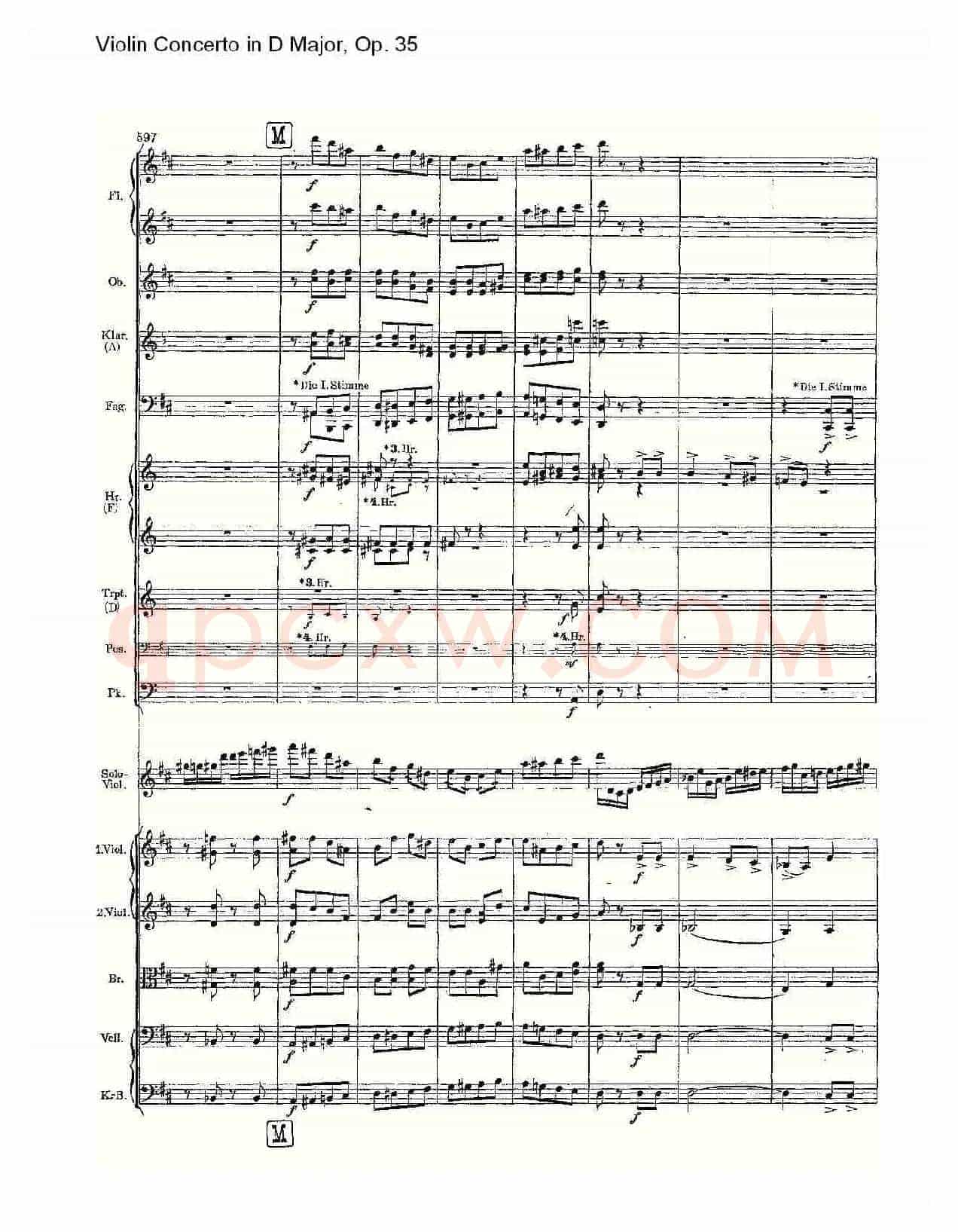D大调小提琴协奏曲, Op.35第三乐章（二）