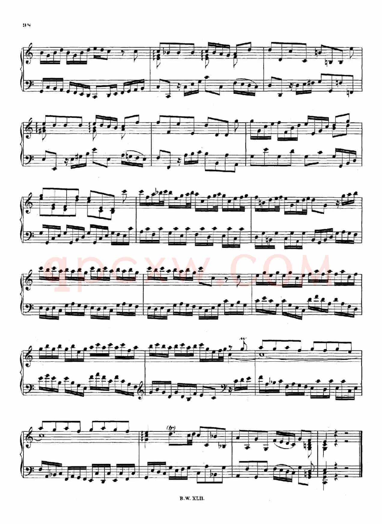 16 Concertos BWV 972-987(十六首为独奏古钢琴而作的协奏曲)(P31——40)