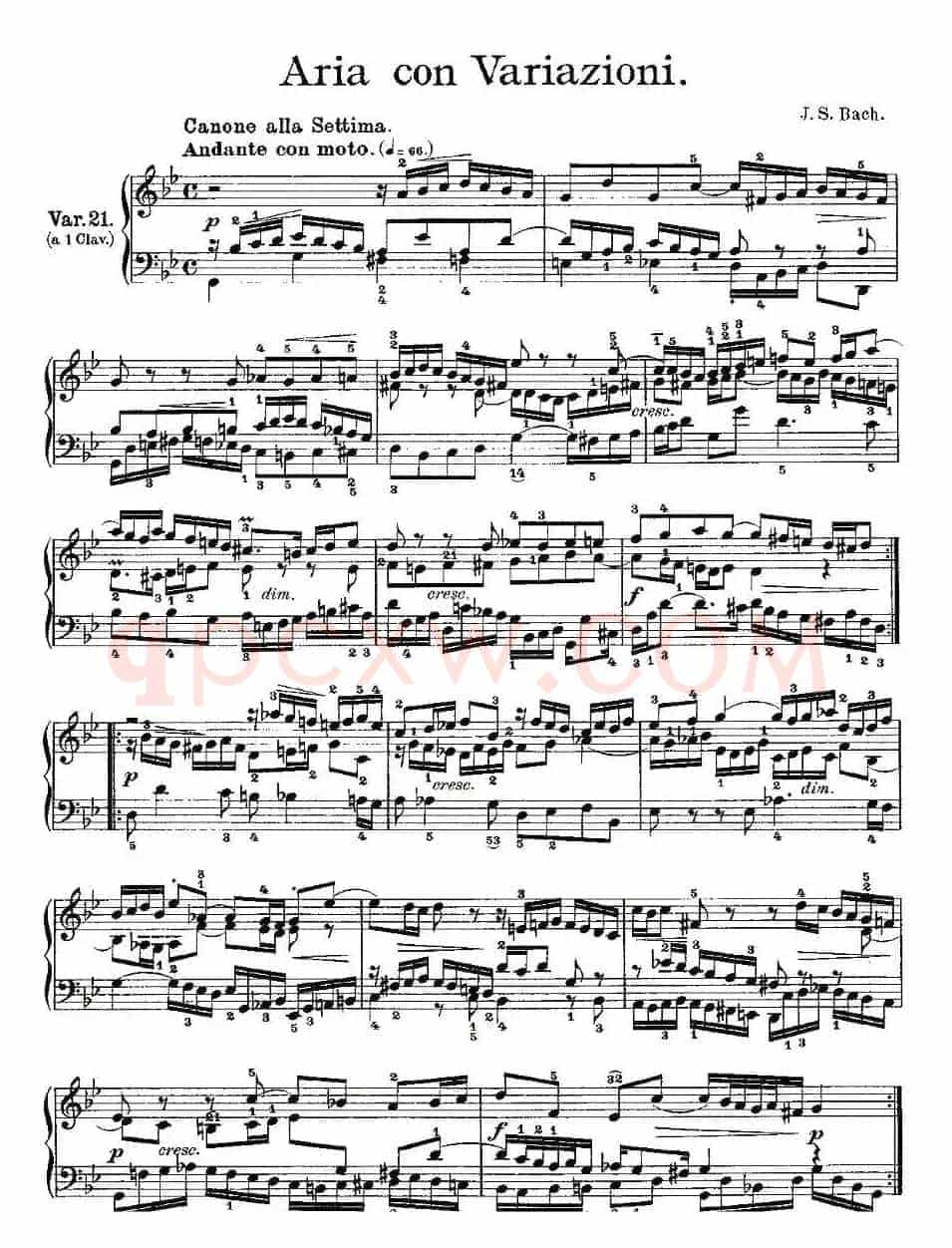 Aria con Variazioni 之21