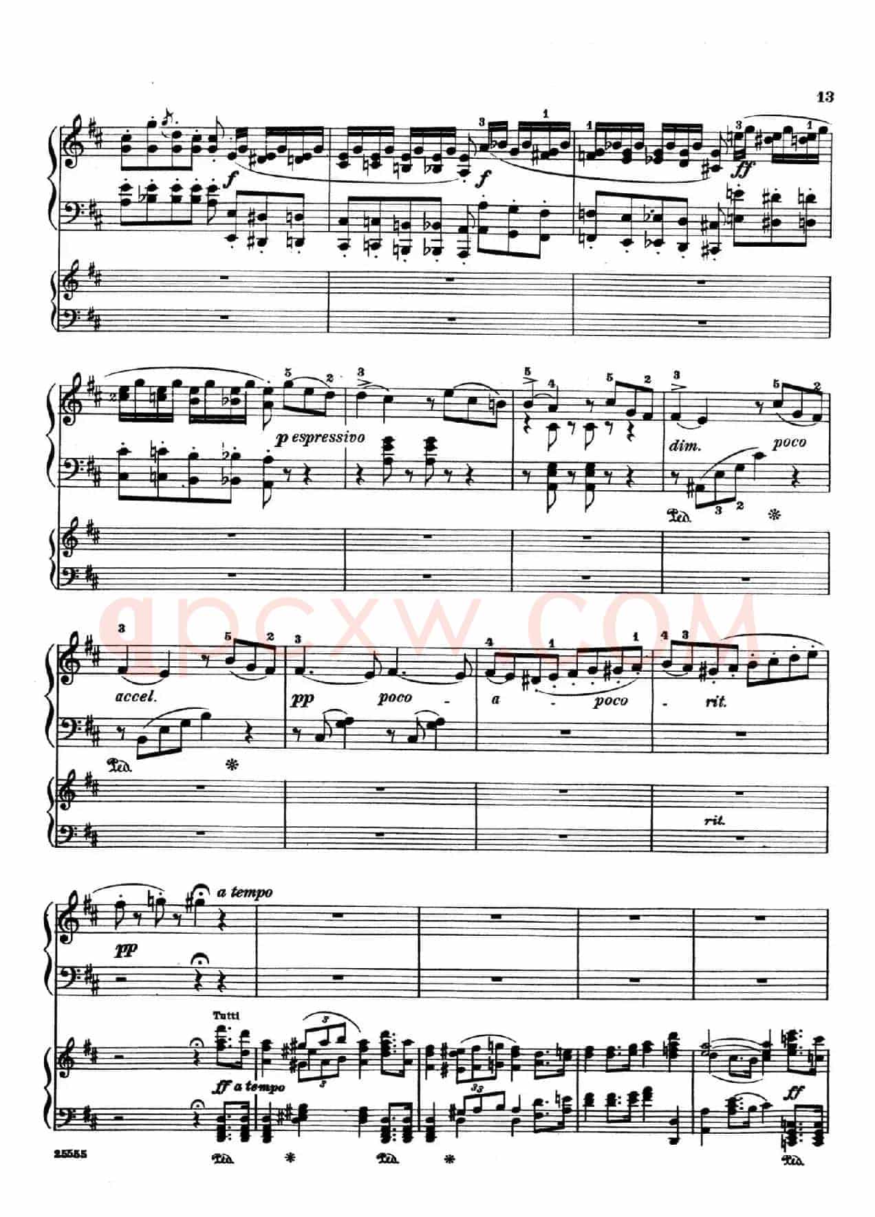Capriccio Brillante in B Major Op.22(B大调华丽随想曲·双钢琴)
