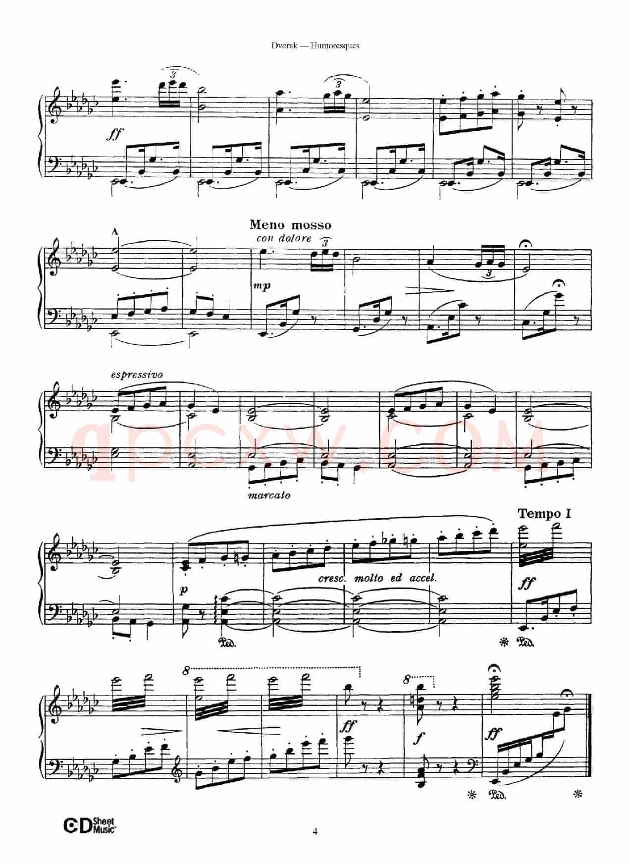 8 Humoresques Op.101（8首幽默曲·1）