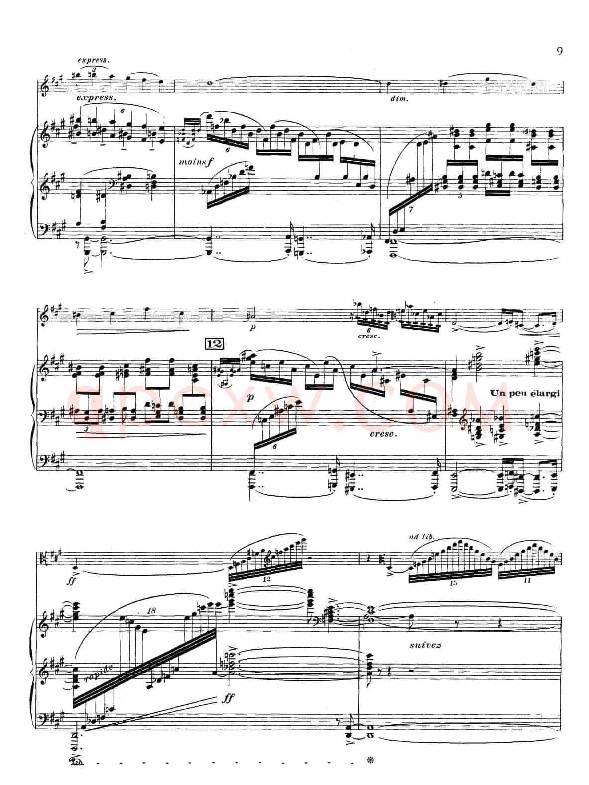 传奇 Op.66（中音萨克斯+钢琴伴奏）