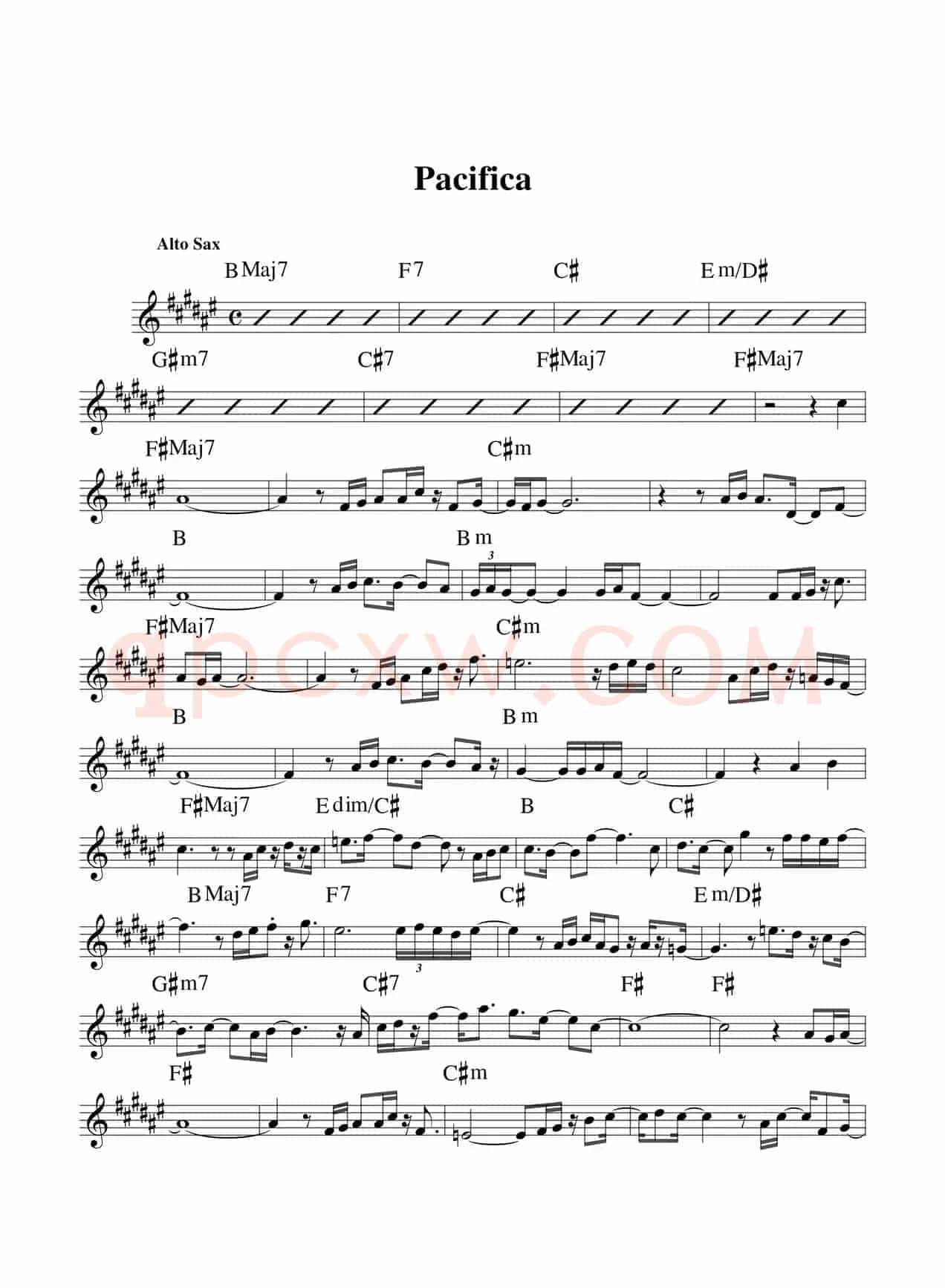 Pacifica（中音萨克斯）