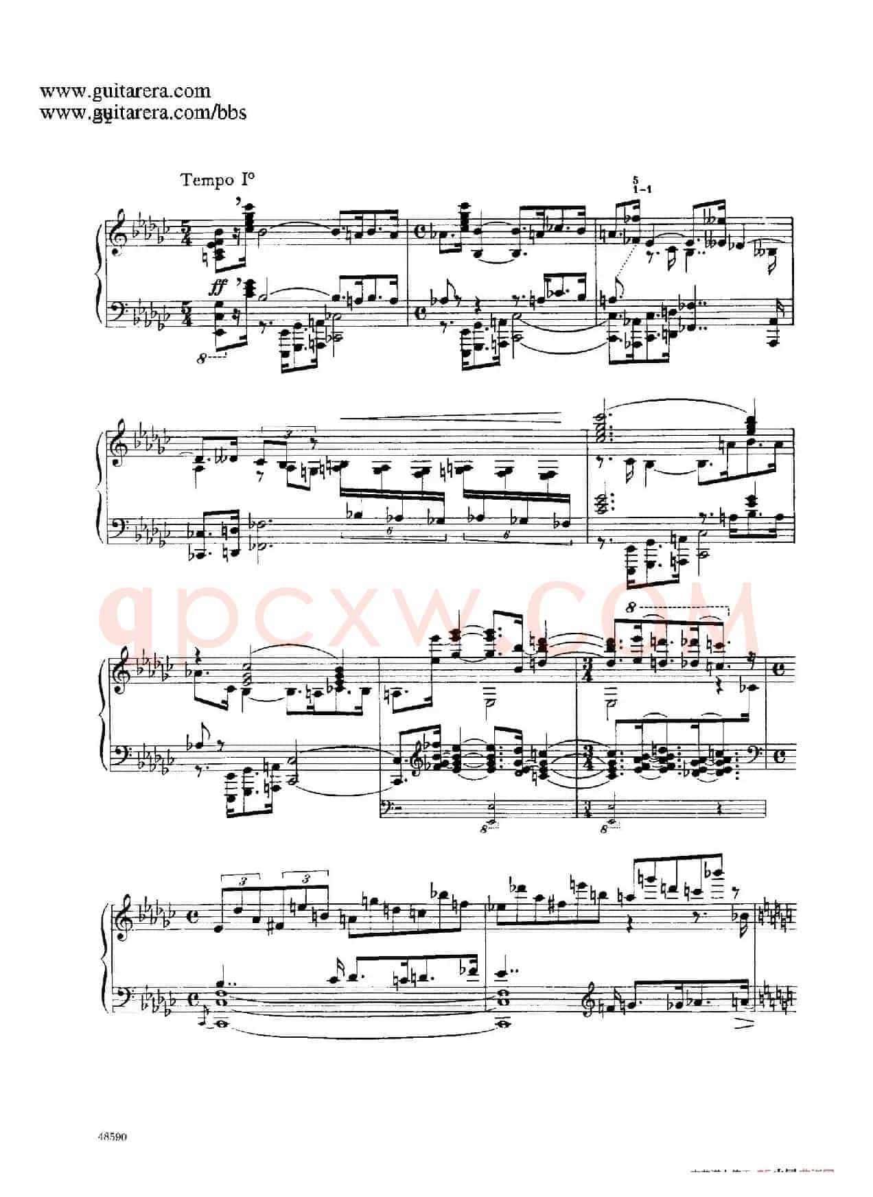 Piano Sonata Op.26(钢琴奏鸣曲·第一乐章)