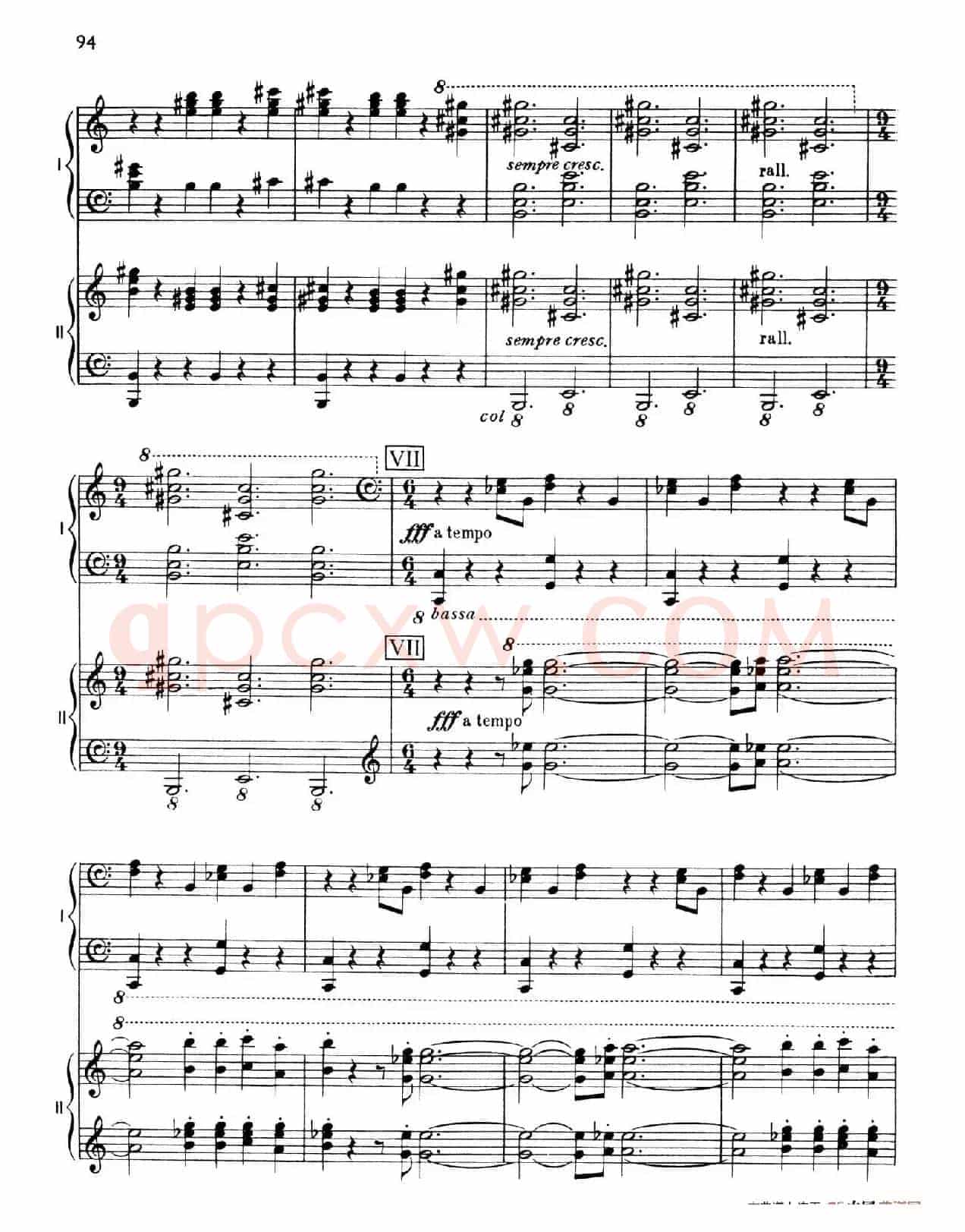 The Planets Op.32（双钢琴）（行星·第六乐章 天王星—魔术师）