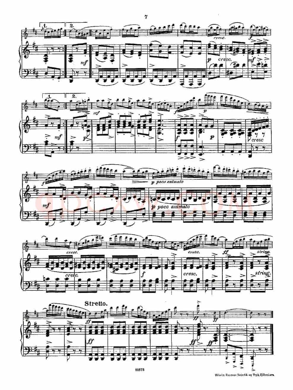 Fantaisies nationales. Op. 59, 1. （长笛+钢琴伴奏）