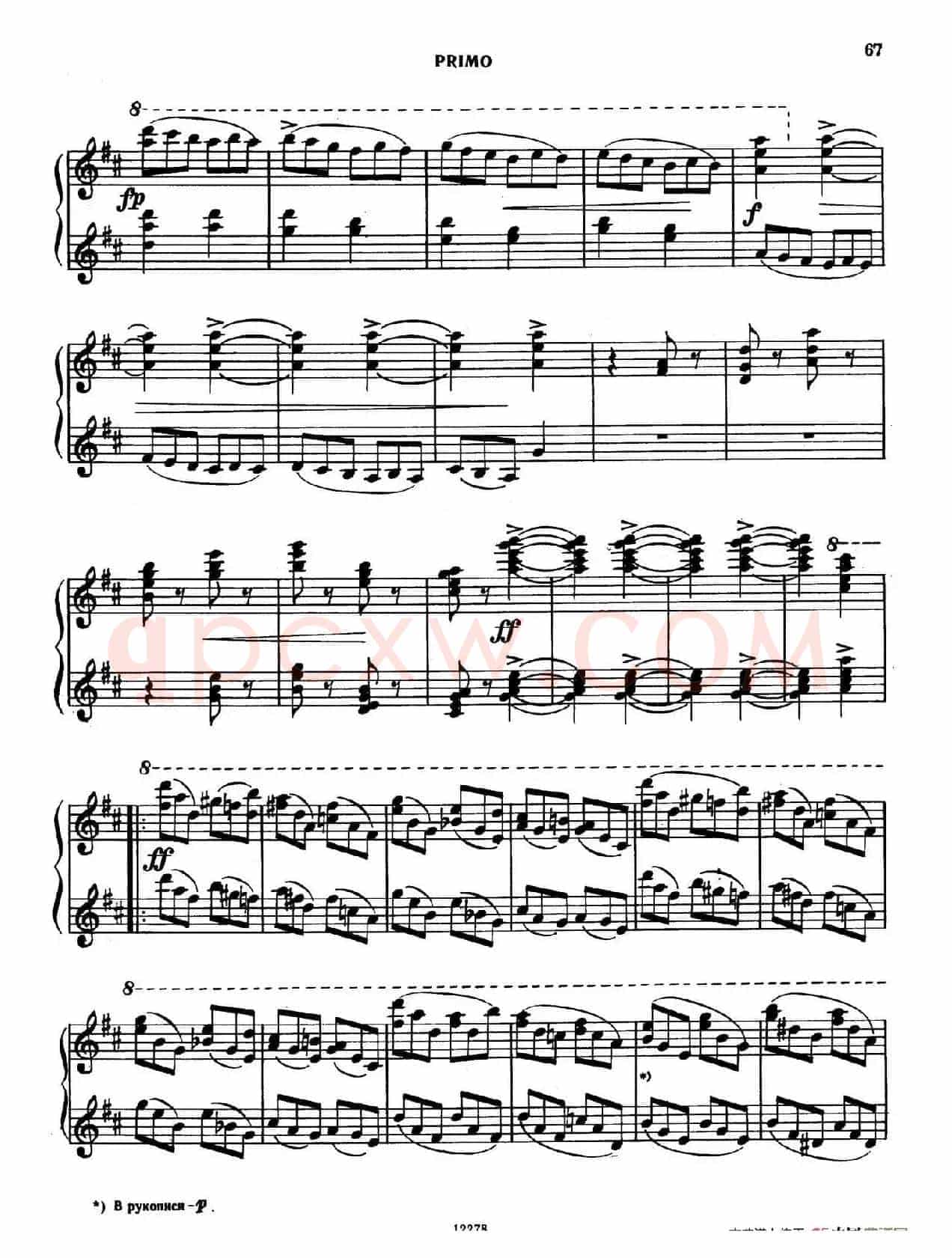 Tarantella in D Major(D大调塔兰泰拉舞曲·四手联弹)