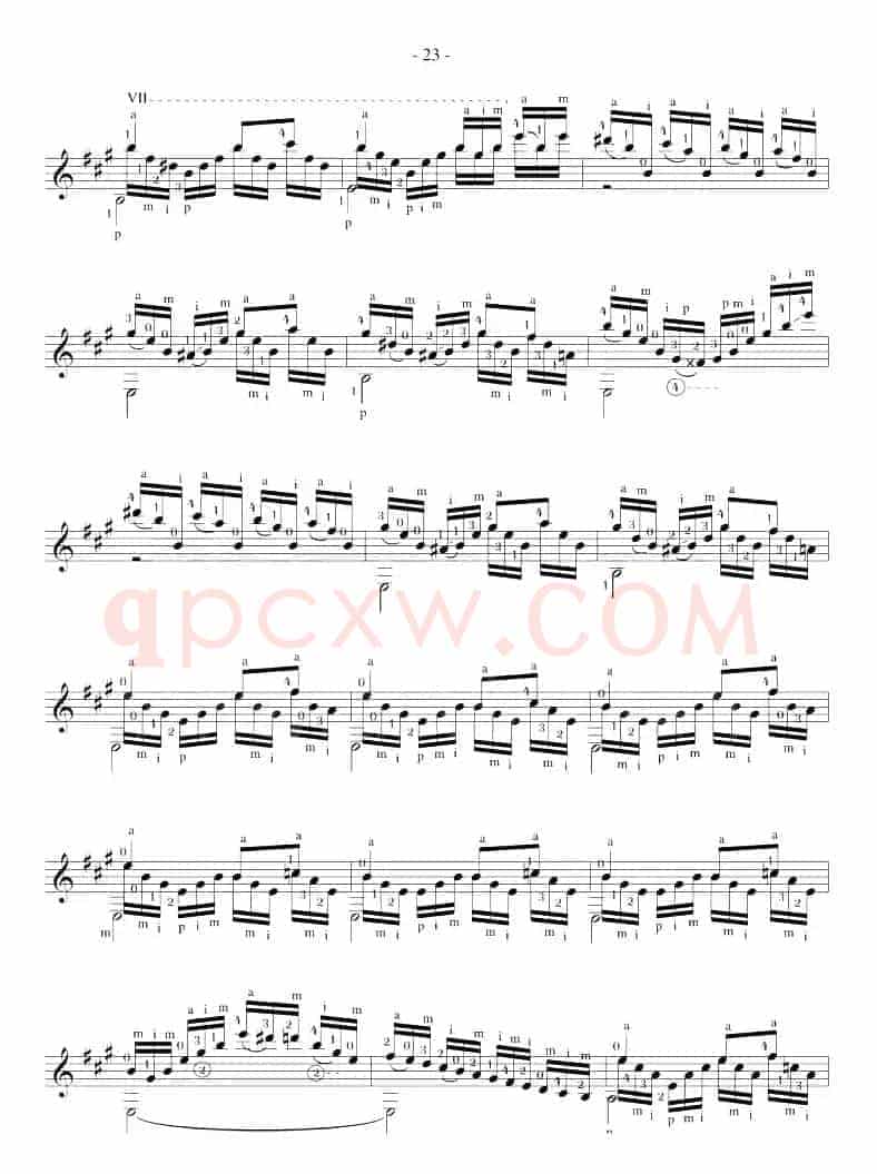 Fernando Sor《12 Studies,Op.31》（STUDY 12）