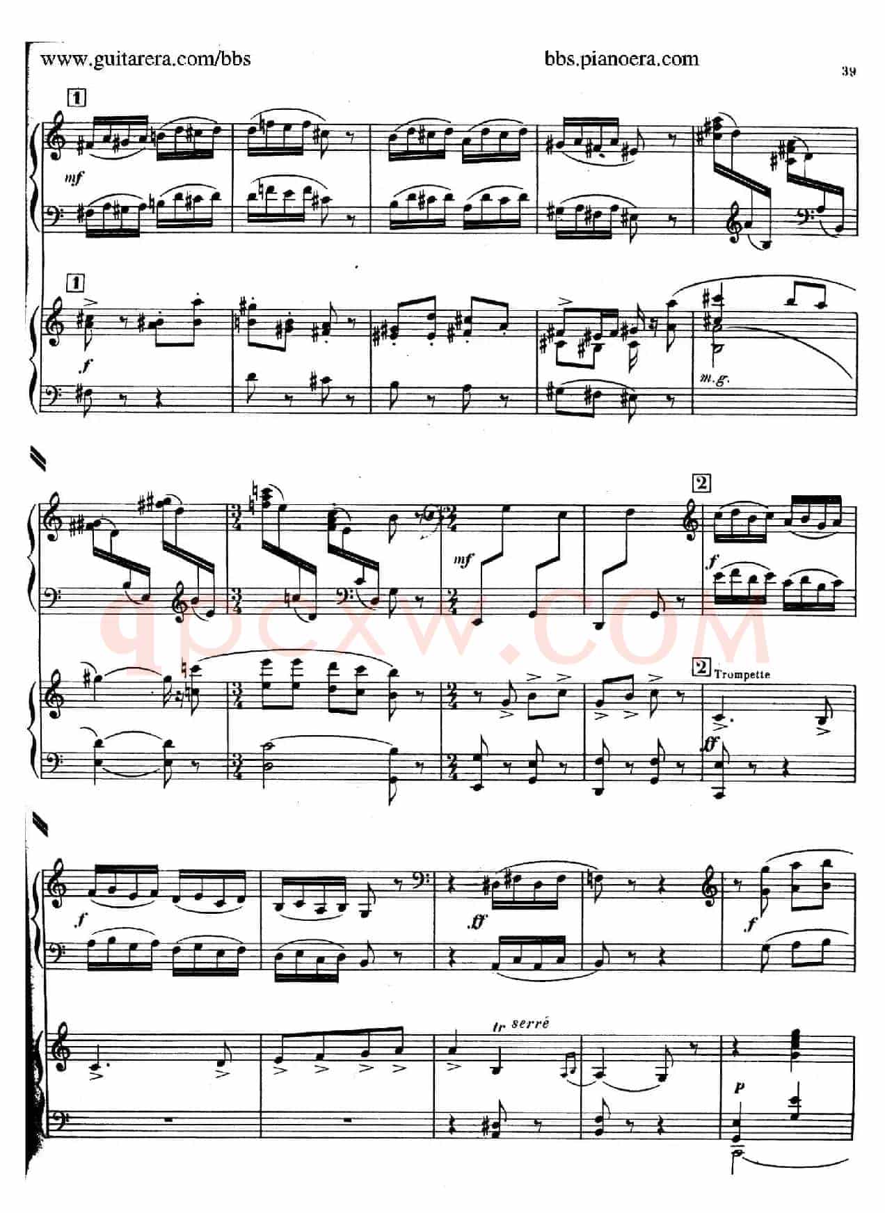 Piano Concerto in c-sharp Minor(升c小调钢琴协奏曲·第三乐章)