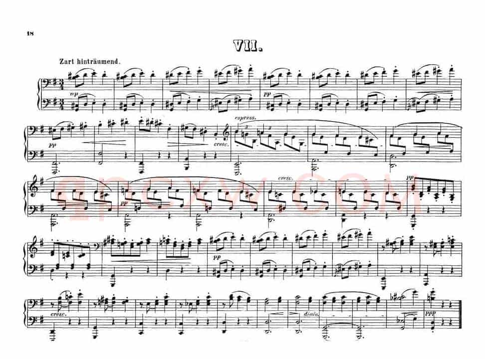 12 Waltzes Op.59 4 Hands（12首圆舞曲·四手联弹·Ⅶ）