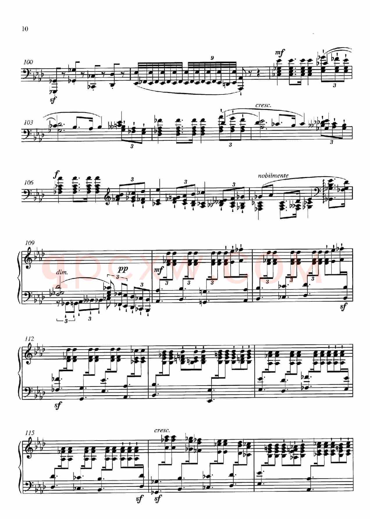 3 Grandes Etudes Op.76 No.1（3首华丽练习曲·1）