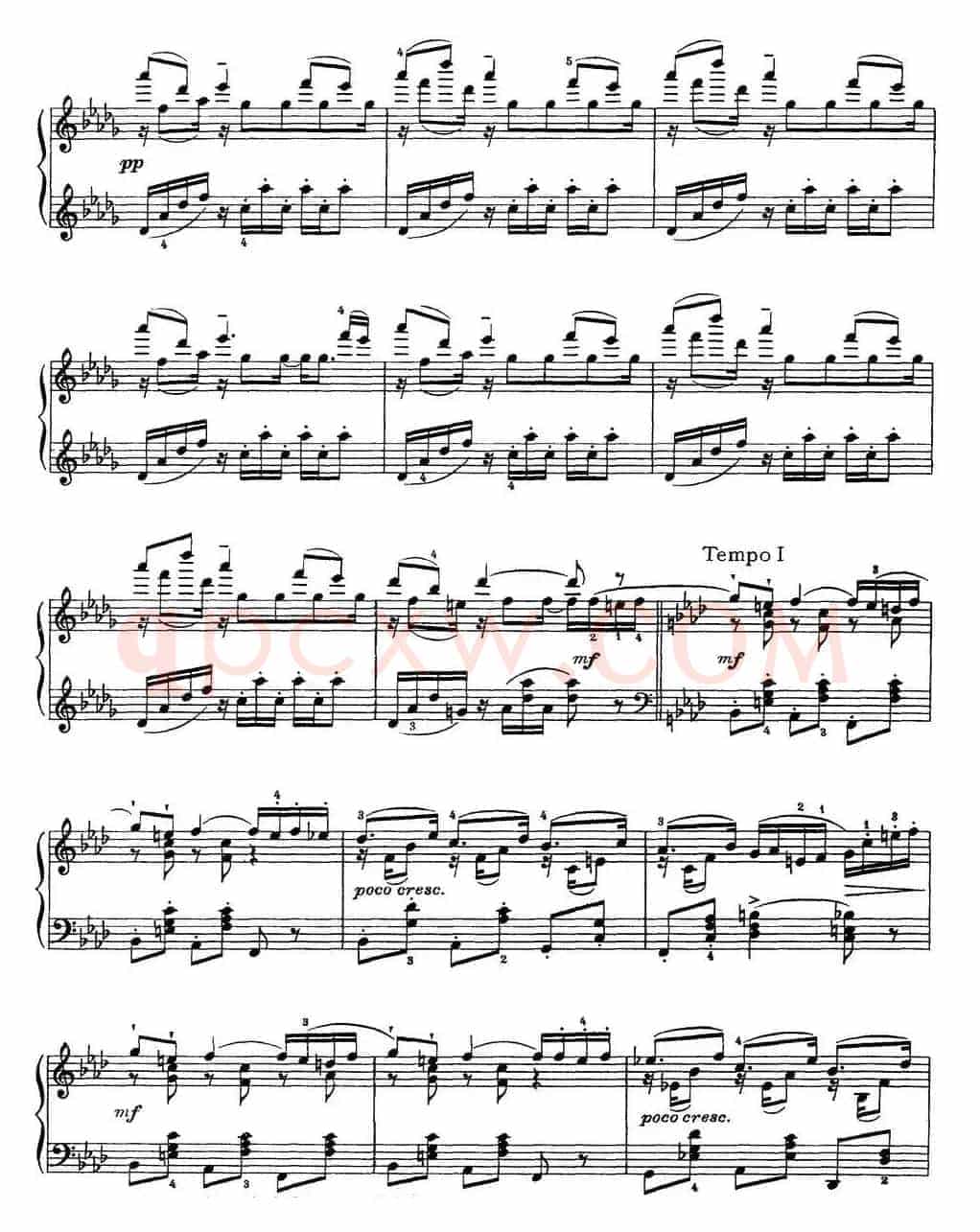 柴可夫斯基18首钢琴小品Op.72（1.Impromptu in F Minor）
