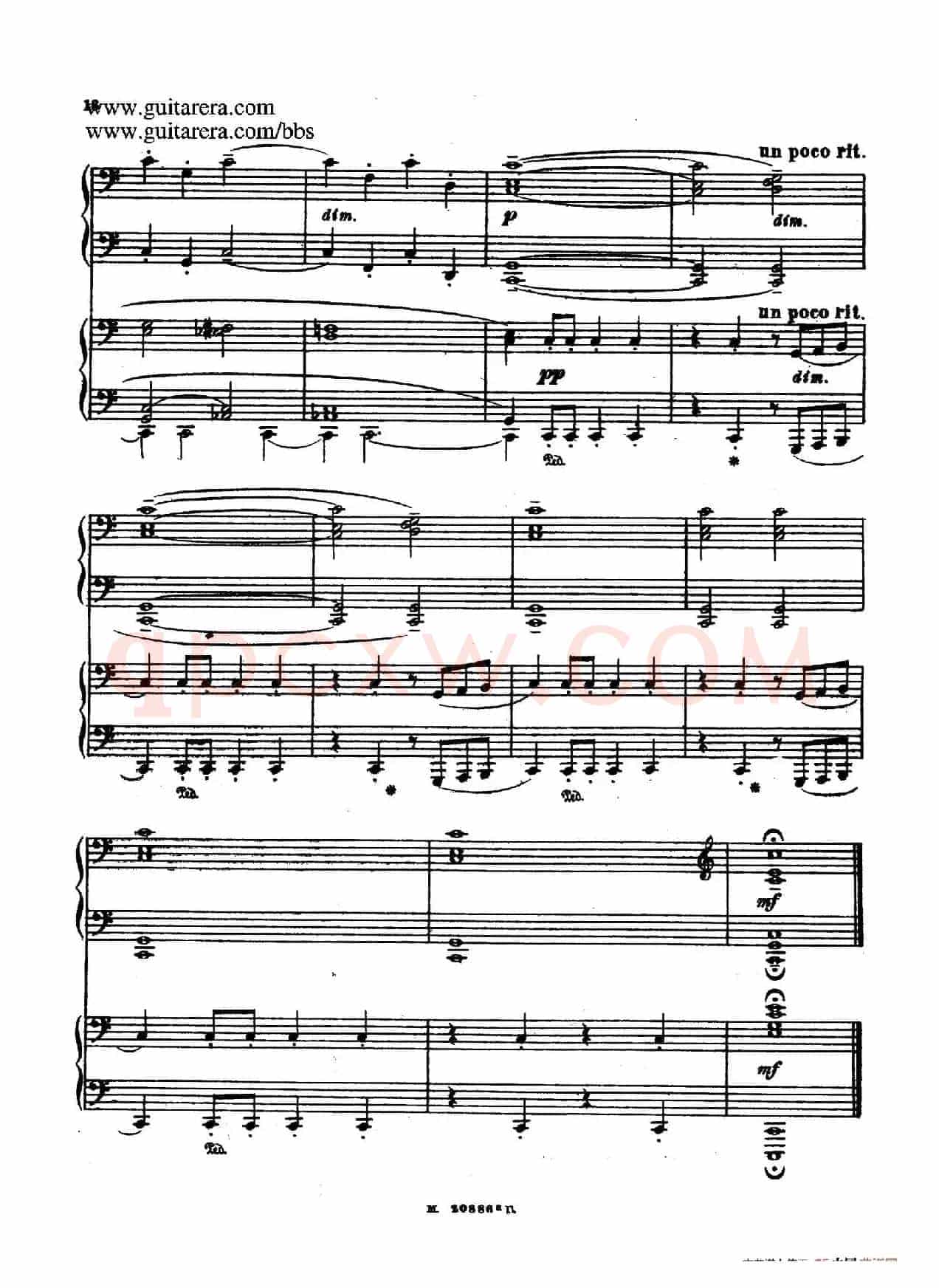第二双钢琴组曲 Suite for Two Pianos No.2 Op.17(1. 引子 Introduction)