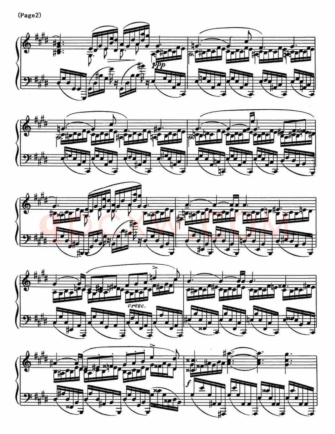 斯克里亚宾8首钢琴练习曲 Op42(No.5 Alexander Scriabin Etudes)