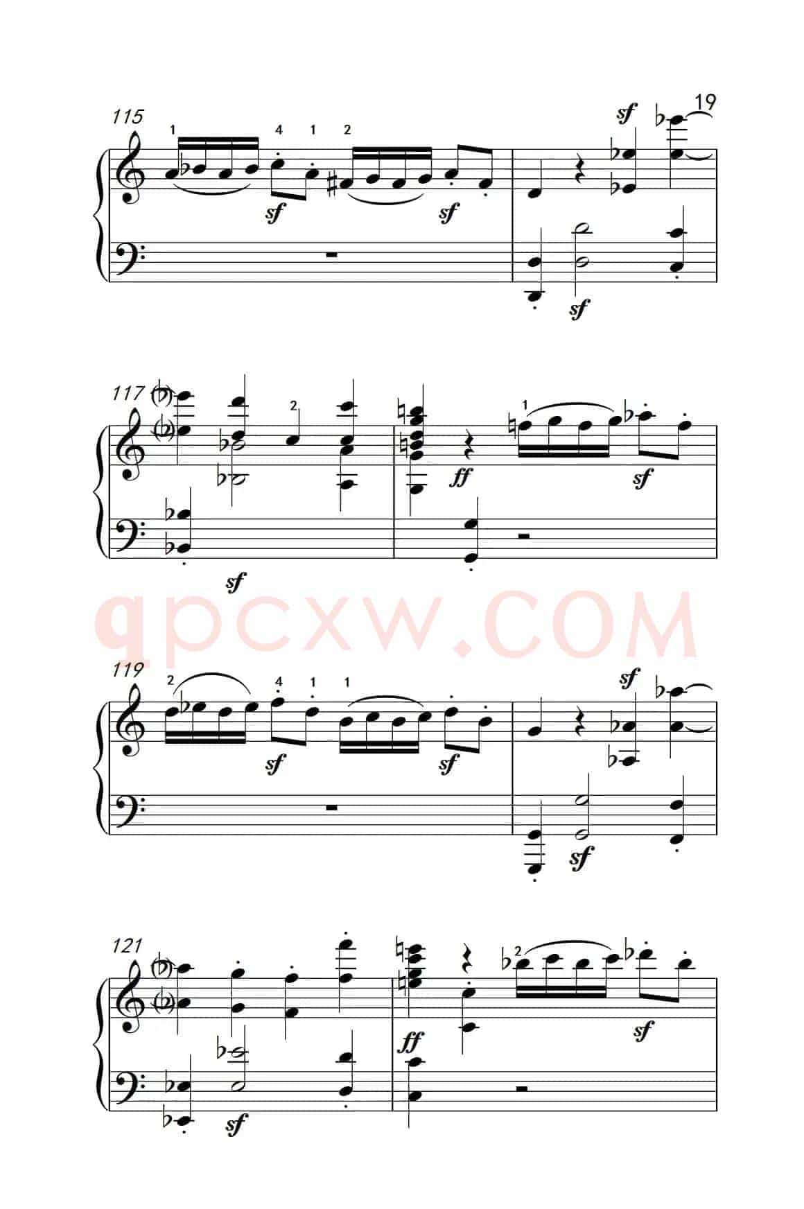 奏鸣曲 Opus 2 Nr.3 第一乐章（贝多芬奏鸣曲集 1）
