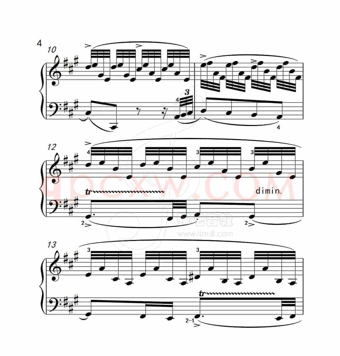 练习曲 38（克拉莫钢琴练习曲60首）