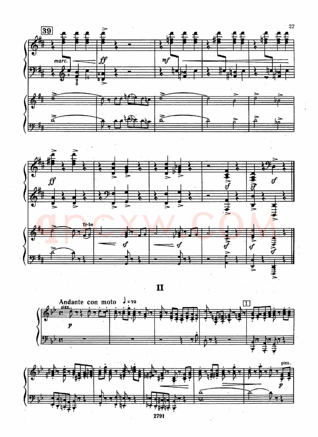 Piano Concerto No.3 in D major, Youth Op.50 - 2 pianos(D大调第三钢琴协奏曲“为青少年而作”Op.50·双钢琴)