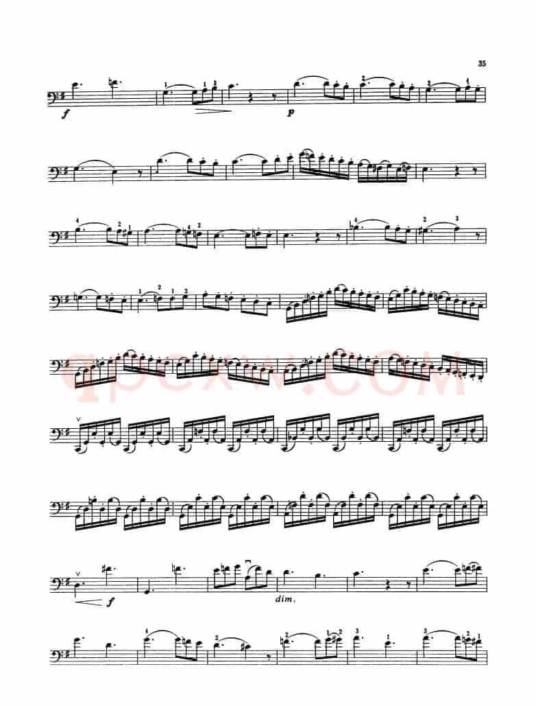 第四奏鸣曲 Op.38（大提琴）