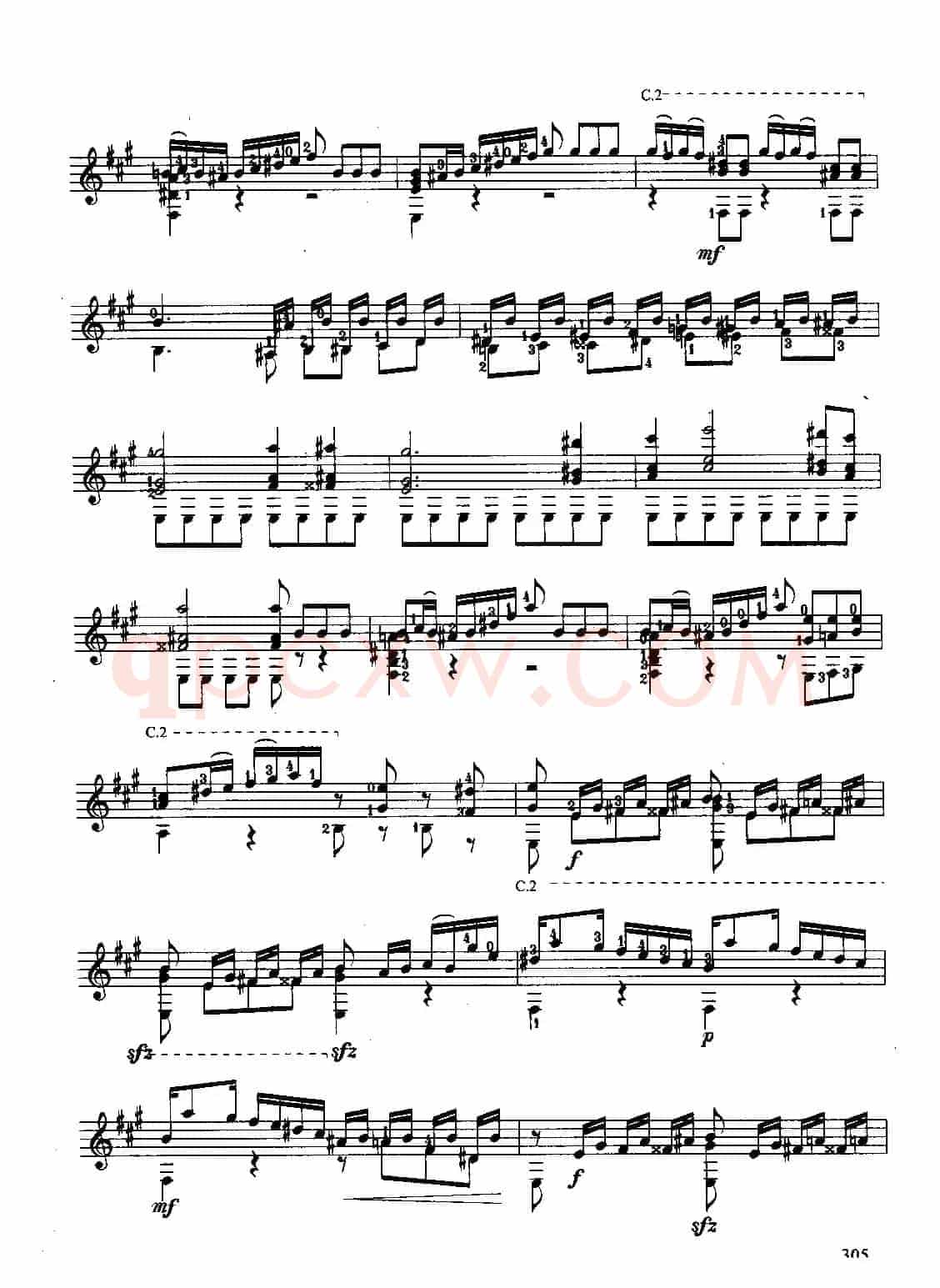 英雄大奏鸣曲（古典吉他）
