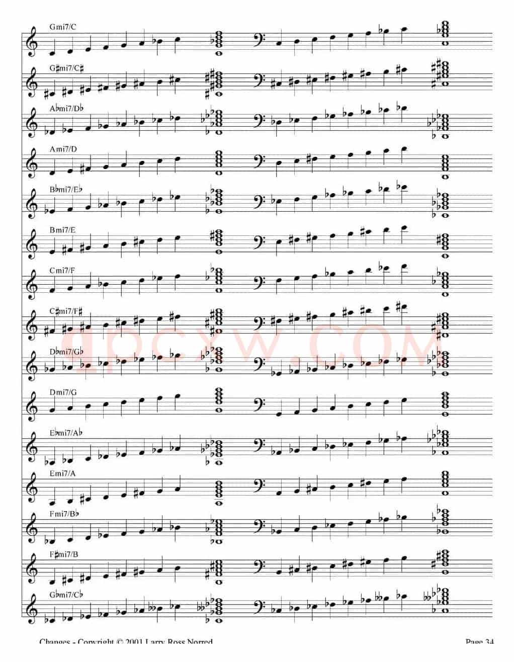Changes（爵士乐和弦教材）（P21-40）