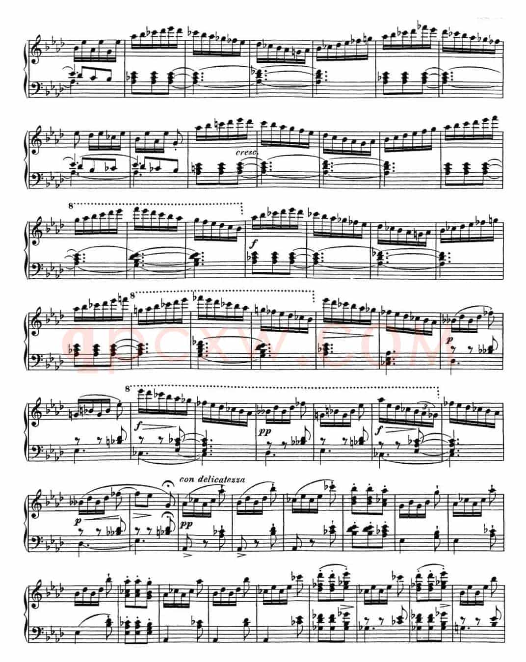 舒伯特降f小调即兴曲D.935，Op.142（NO.4）