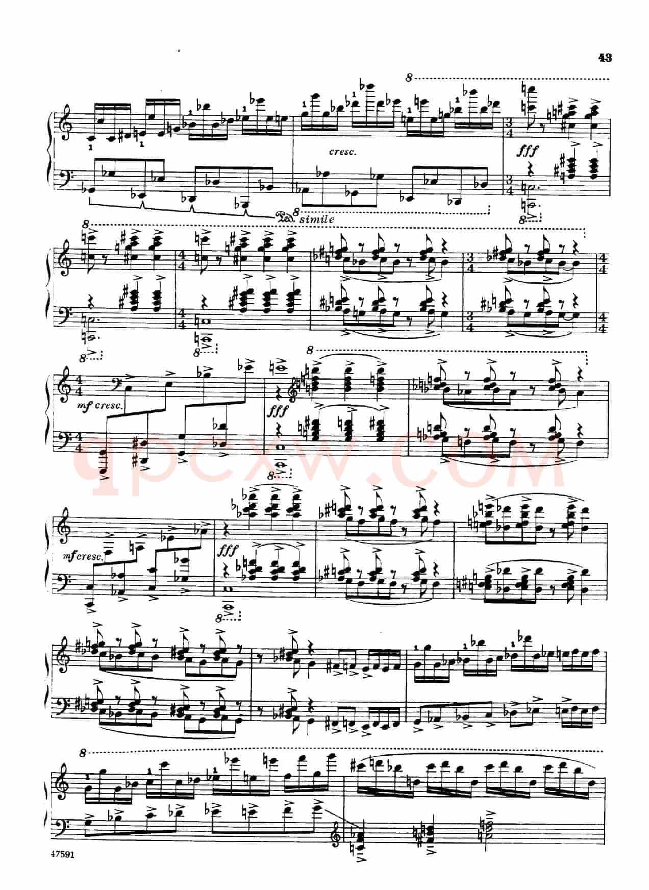 Piano Sonata in E-flat Major Op.95(降E大调钢琴奏鸣曲·Ⅲ)