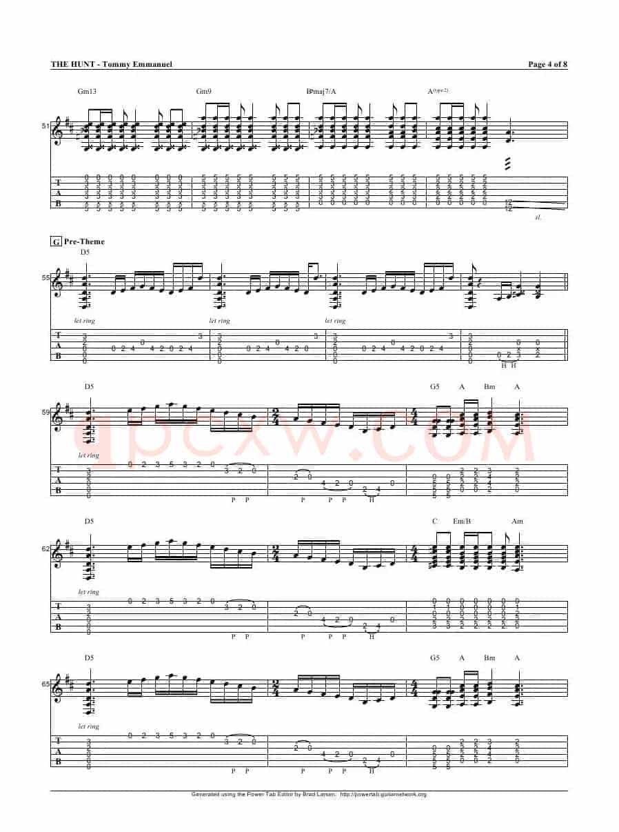 tommy emmanuel：the hunt（指弹吉它）