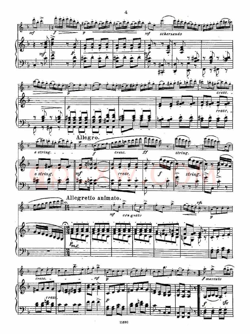 Fantaisies nationales. Op. 59, 3. （长笛+钢琴伴奏）