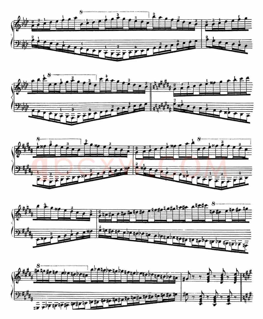 Technical Exercises S.146(李斯特钢琴技巧练习 BOOK Ⅳ)