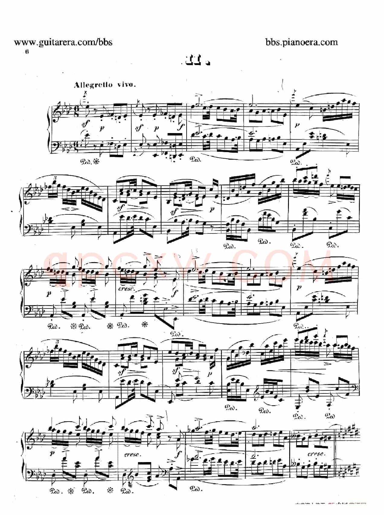 Phantasiestücke Op.31(幻想曲集·2. 降A大调)